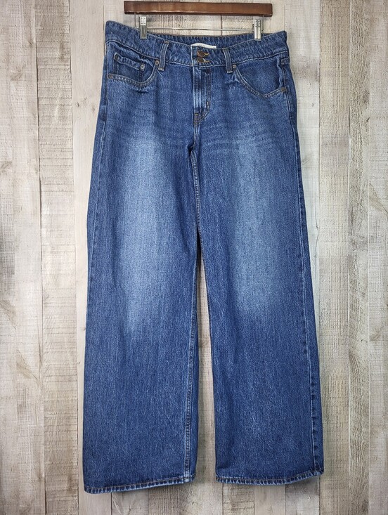 Levi's Denim - Levi's Superlow Wide Leg Blue Jeans. Ladies Size 31